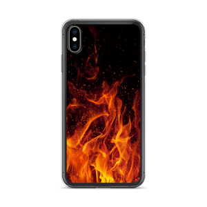 iPhone XS Max On Fire iPhone Case by Design Express