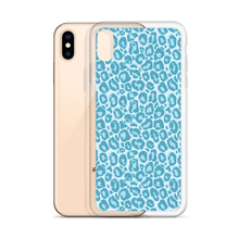Teal Leopard Print iPhone Case by Design Express