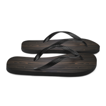 Black Wood Flip-Flops by Design Express