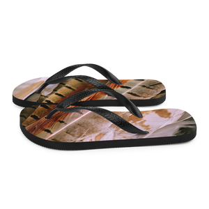 Pheasant Feathers Flip-Flops by Design Express