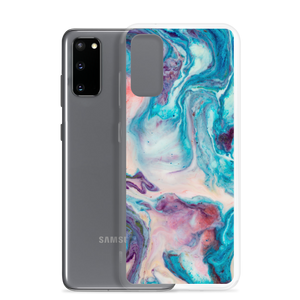 Blue Multicolor Marble Samsung Case by Design Express