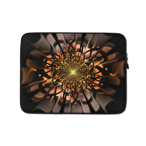 13 in Abstract Flower 02 Laptop Sleeve by Design Express