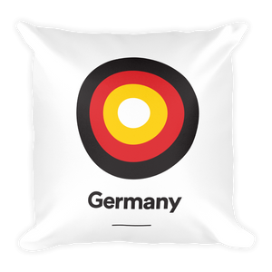 Default Title Germany "Target" Square Pillow by Design Express