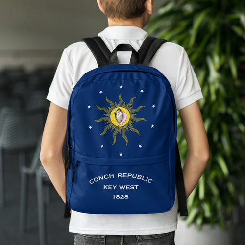 Default Title Key West Conch Republic Flag Allover Backpack by Design Express