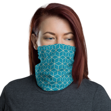 Default Title Diamond Turquoise Pattern Neck Gaiter Masks by Design Express