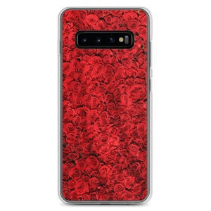 Samsung Galaxy S10+ Red Rose Pattern Samsung Case by Design Express