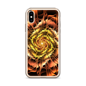 Abstract Flower 01 iPhone Case by Design Express