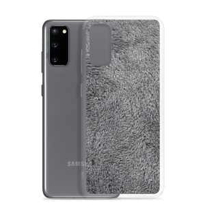 Soft Grey Fur Print Samsung Case by Design Express