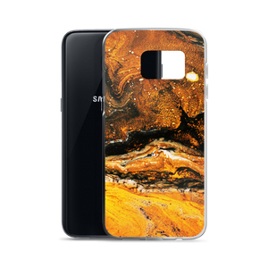 Yellow Orange Abstract Samsung Case by Design Express