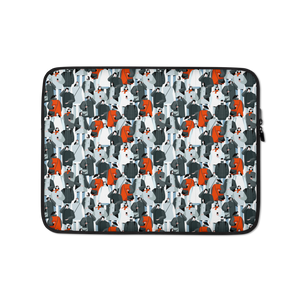 13 in Mask Society Laptop Sleeve by Design Express