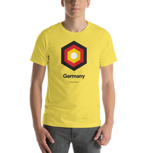 Yellow / S Germany "Hexagon" Unisex T-Shirt by Design Express