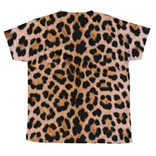 Leopard "All Over Animal" youth sublimation T-shirt by Design Express