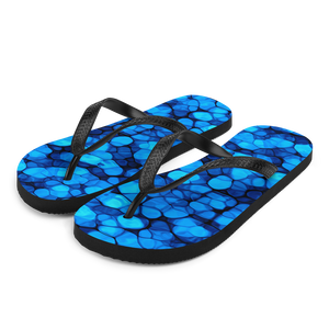 S Crystalize Blue Flip-Flops by Design Express