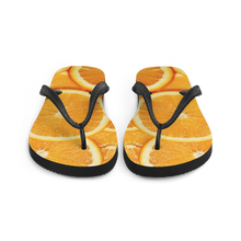 Sliced Orange Flip-Flops by Design Express