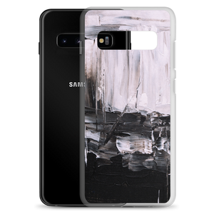 Black & White Abstract Painting Samsung Case by Design Express