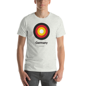 Ash / S Germany "Target" Unisex T-Shirt by Design Express