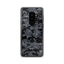 Samsung Galaxy S9+ Dark Grey Digital Camouflage Print Samsung Case by Design Express