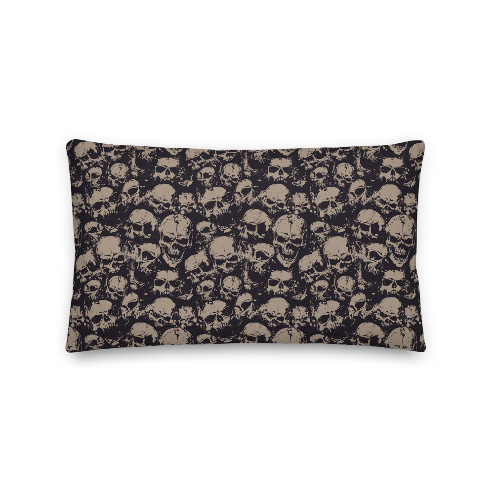 20×12 Skull Pattern Premium Pillow by Design Express