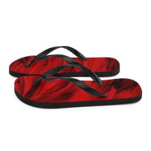 Red Feathers Flip-Flops by Design Express