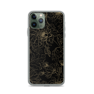 iPhone 11 Pro Golden Floral iPhone Case by Design Express