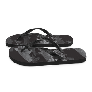 Grey Black Catfish Flip-Flops by Design Express