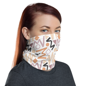 Soft Geometrical Pattern Neck Gaiter Masks by Design Express