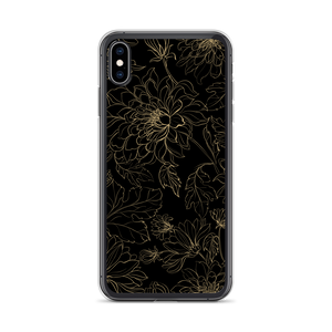 iPhone XS Max Golden Floral iPhone Case by Design Express
