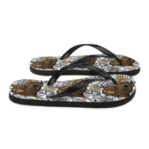 Leopard Head Flip-Flops by Design Express