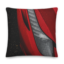 22×22 Red Automotive Square Premium Pillow by Design Express