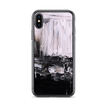 iPhone X/XS Black & White Abstract Painting iPhone Case by Design Express