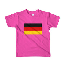 Fuchsia / 2yrs Germany Flag Short sleeve kids t-shirt by Design Express