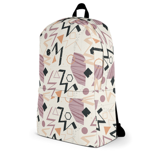 Mix Geometrical Pattern 02 Backpack by Design Express