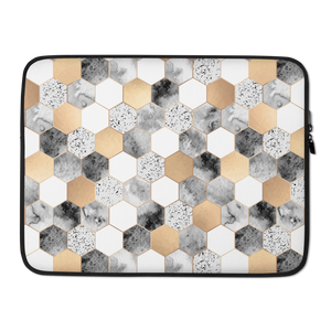 15 in Hexagonal Pattern Laptop Sleeve by Design Express