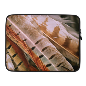 15 in Pheasant Feathers Laptop Sleeve by Design Express