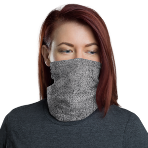 Default Title Soft Grey Fur Neck Gaiter Masks by Design Express