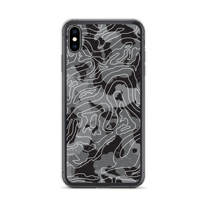 iPhone XS Max Grey Black Camoline iPhone Case by Design Express