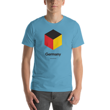 Ocean Blue / S Germany "Cubist" Unisex T-Shirt by Design Express