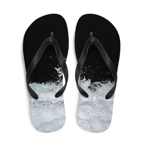 Black & White Water Flip-Flops by Design Express