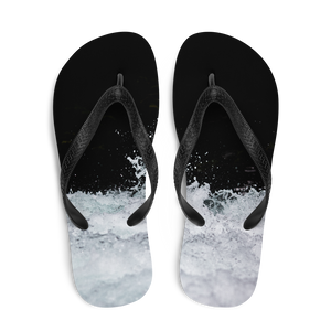 Black & White Water Flip-Flops by Design Express