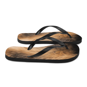 Dog Fur Flip-Flops by Design Express