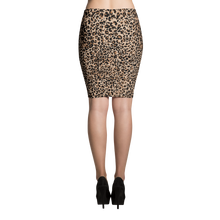 Golden Leopard Pencil Skirt by Design Express