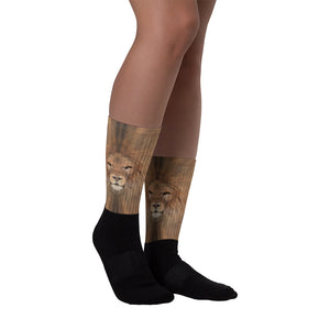 M Lion "All Over Animal" Socks by Design Express