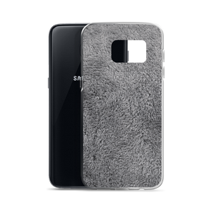 Soft Grey Fur Print Samsung Case by Design Express