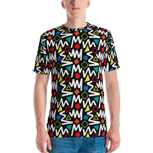XS Pop Geometrical Pattern Men's T-shirt by Design Express