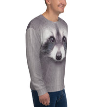 Racoon "All Over Animal" Unisex Sweatshirt by Design Express