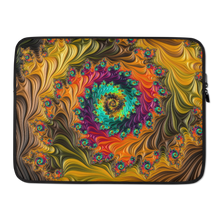 15 in Multicolor Fractal Laptop Sleeve by Design Express