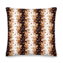 22×22 Gold Baroque Square Premium Pillow by Design Express