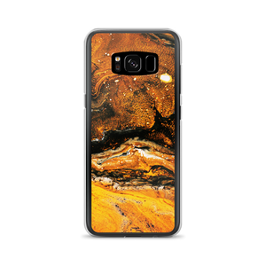 Samsung Galaxy S8 Yellow Orange Abstract Samsung Case by Design Express