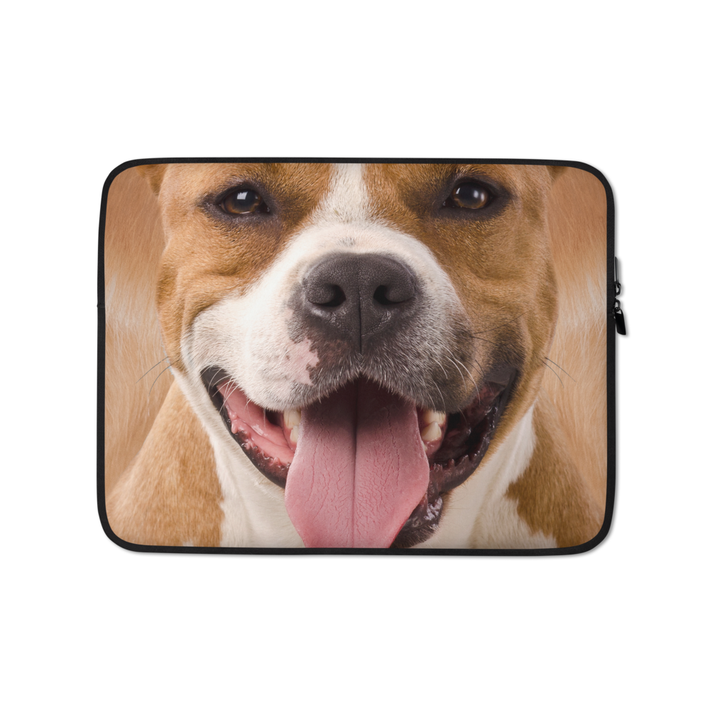 13 in Pit Bull Dog Laptop Sleeve by Design Express