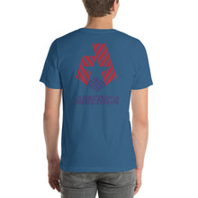 America "Star & Stripes" Back Short-Sleeve Unisex T-Shirt by Design Express
